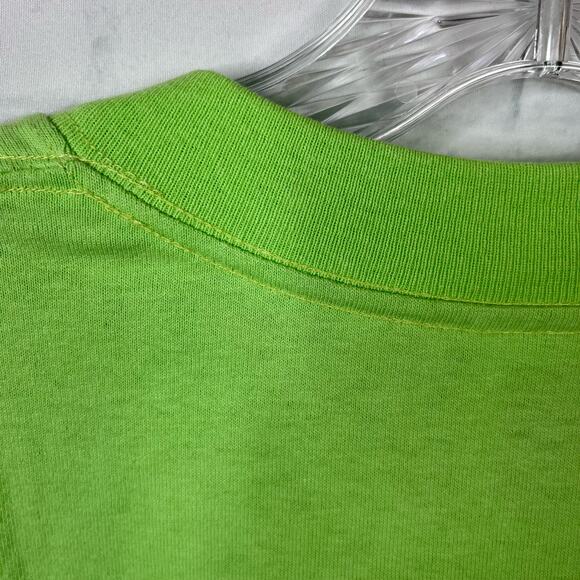 Vintage Gildan Las Vegas Dolphins Green T-Shirt Large Green - Picture 7 of 8